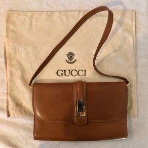 Gucci Brown Leather Purse